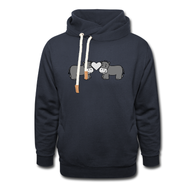 Pärchen Hoodie - team 2 freunde paar paerchen liebe verli
