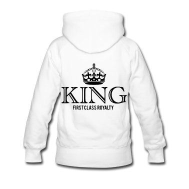 Pärchen Hoodie - KING Koenig Paar Paerchen Royal 2reborn bl