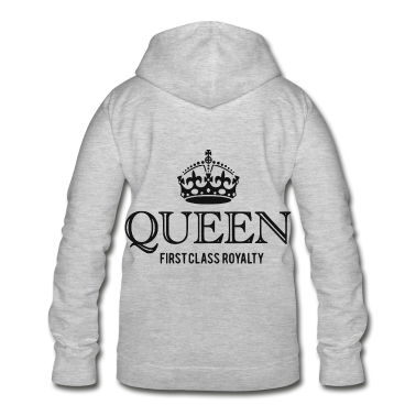Pärchen Hoodie - QUEEN Koenigin Paar Paerchen Royal 2reborn bl