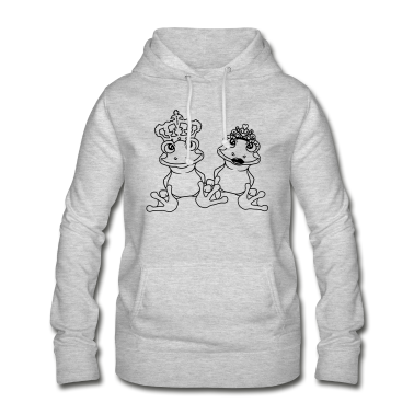Pärchen Hoodie - prinz koenig froschkoenig paar paerchen liebe verl