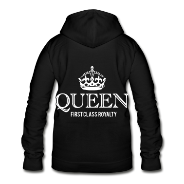 Pärchen Hoodie - QUEEN Koenigin Paar Paerchen Royal 2reborn wh