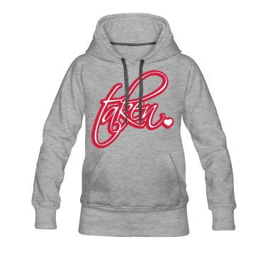 Pärchen Hoodie - kontur taken vergeben liebe verliebt paar paerchen