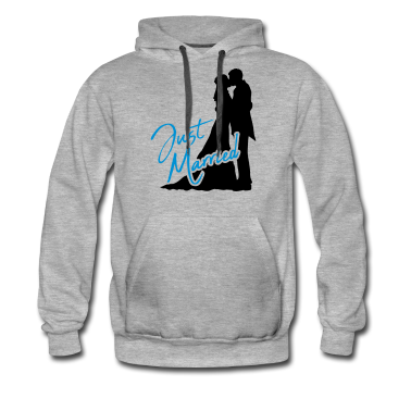 Pärchen Hoodie - Just Married Kuessendes Paerchen Hochzeit Paar ver