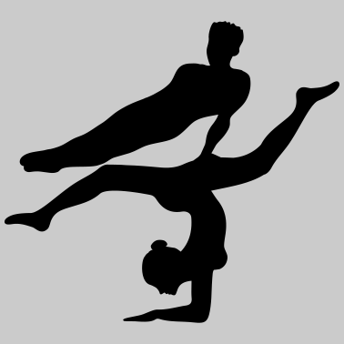 Motiv team 2 freunde paar paerchen liebe mann gymnastik