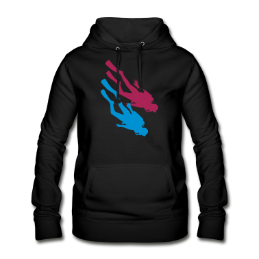 Pärchen Hoodie - liebe paar paerchen 2 freunde team taucher verein