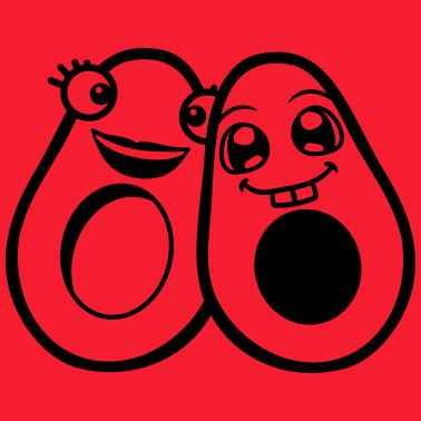 Motiv avocado paar girl frau weiblich liebe paerchen tea