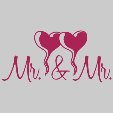 Motiv Hochzeit 2 Mr Schwul Paar verliebt Herzen Paerche