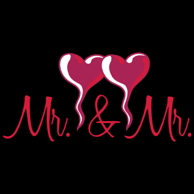 Motiv 2 Mr Schwul Hochzeit Paar verliebt Herzen Paerche