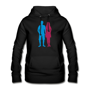 Pärchen Hoodie - paerchen 2 freunde team paar liebe verliebt valent