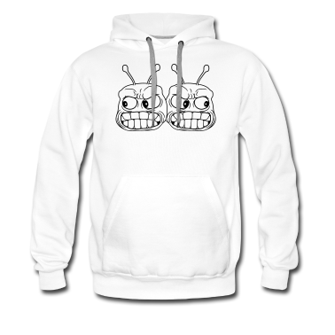 Pärchen Hoodie - paar team 2 freunde paerchen alien monster ausseri