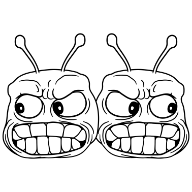 Motiv paar team 2 freunde paerchen alien monster ausseri