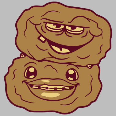 Motiv 2 freunde team paar paerchen liebe kartoffel gemue