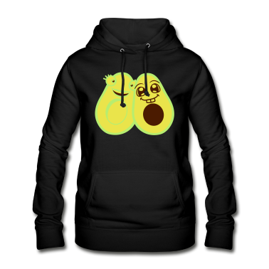Pärchen Hoodie - avocado girl frau weiblich paar liebe paerchen tea