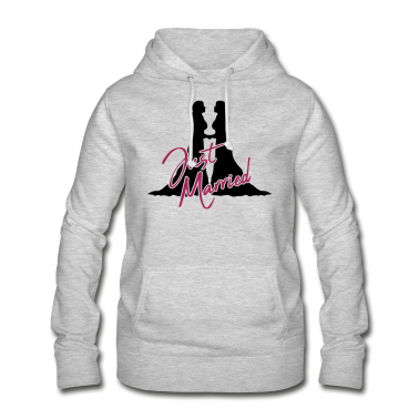 Pärchen Hoodie - Just Married 2 Freundinnen Paerchen Paar Liebe ver