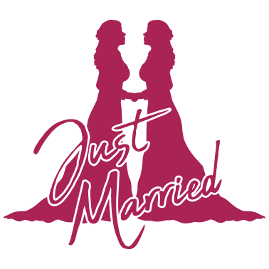 Motiv Logo Just Married 2 Freundinnen Paerchen Paar Lieb