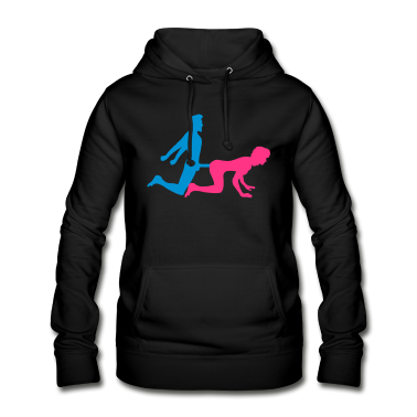Pärchen Hoodie - frau weiblich doggy style von hinten 2 paar paerch