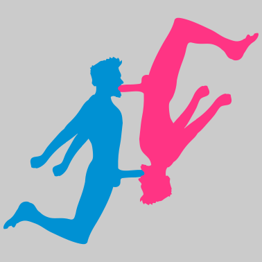 Motiv 2 freunde paar paerchen 69 blowjob lutschen blasen