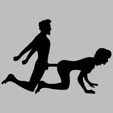 Motiv frau weiblich doggy style von hinten 2 paar paerch