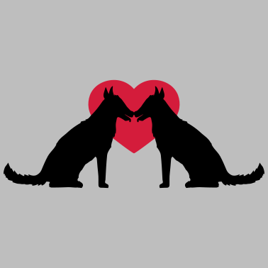 Motiv herz 2 freunde paar paerchen liebe team sitz sitze