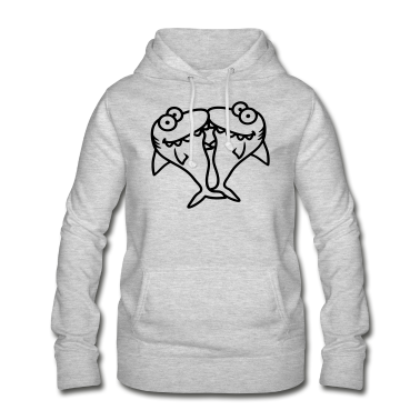 Pärchen Hoodie - hai paerchen paar 2 freunde team liebe haendchen h