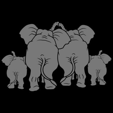 Motiv comic familie liebe paar paerchen 2 baby kind klei