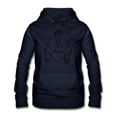Pärchen Hoodie - herz 2 freunde team paar liebe verliebt paerchen s