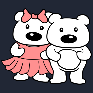 Motiv baer paar paerchen liebe 2 freunde team mann maedc