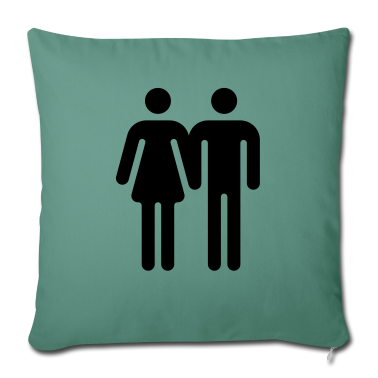 Pärchen Kissenbezug - Pärchen / Couple / Paire / Pareja / Coppia /
