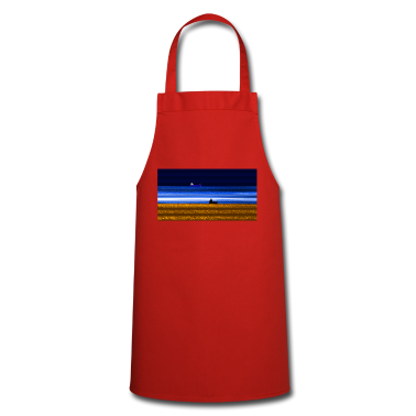 Pärchen Schürze - Strand Schiff Paerchen breit