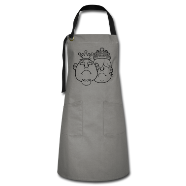 Pärchen Schürze - gesichter prinz koenig paar paerchen liebe prinzes
