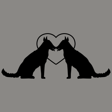 Motiv herz 2 freunde paar paerchen liebe team sitz sitze