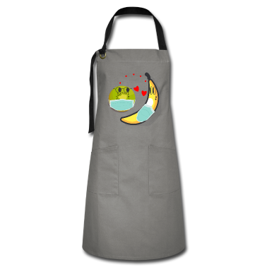 Pärchen Schürze - Pärchen Liebe Lockdown Quarantäne Geschenk lustig