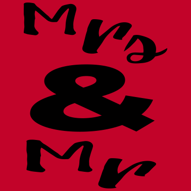 Motiv Mrs and Mr Paerchen Geschenke