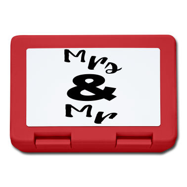 Pärchen Brotdose - Mrs and Mr Paerchen Geschenke