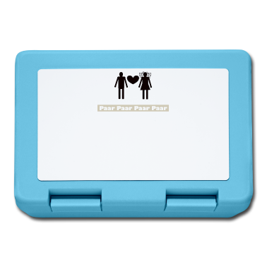 Pärchen Brotdose - Kuesse verliebt Paare frisch Hochzeit Paerchen Zun