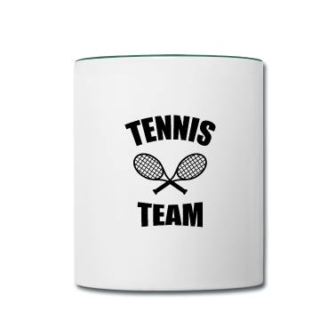 Pärchen Tasse - tennis team mannschaft duo partner paerchen