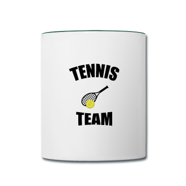 Pärchen Tasse - tennis team duo partner paerchen Mannschaft Club