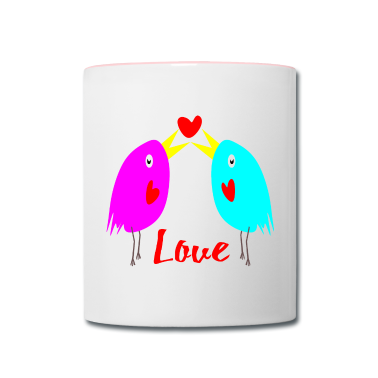 Pärchen Tasse - Love Verliebtes Paerchen Geschenke für Paare