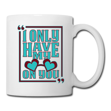 Pärchen Tasse - Amor LGBT Augen Flirt Herz