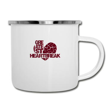 Pärchen Emaille Tasse - Valentinstag