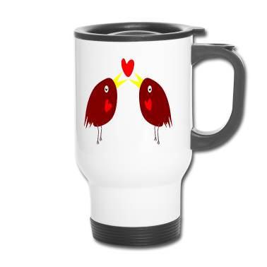 Pärchen Thermobecher - Verliebtes Paerchen Liebe Geschenke