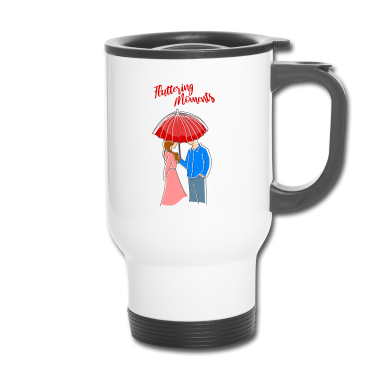 Pärchen Thermobecher - paar paerchen couple Fluttering moments