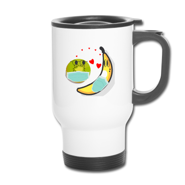 Pärchen Thermobecher - Pärchen Liebe Lockdown Quarantäne Geschenk lustig