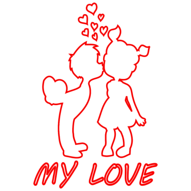 Motiv paerchen my love