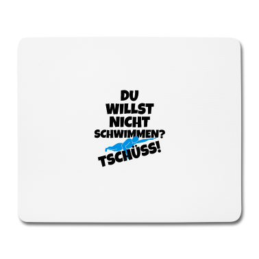 Pärchen Mousepad - SChwimmen paerchen paar hobby schwimmer