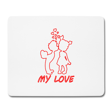 Pärchen Mousepad - paerchen my love