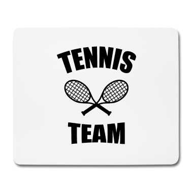Pärchen Mousepad - tennis team mannschaft duo partner paerchen