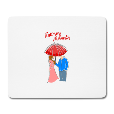 Pärchen Mousepad - paar paerchen couple Fluttering moments
