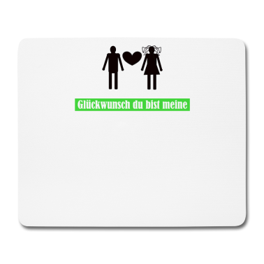 Pärchen Mousepad - verheiratet Partner Zuneigung Single Paerchen Heir