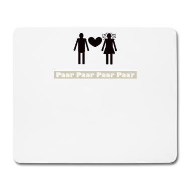 Pärchen Mousepad - Kuesse verliebt Paare frisch Hochzeit Paerchen Zun